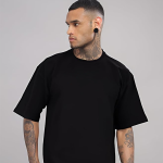 Mens Printed Oversized Tshirts, Backside Printed Drop Shoulder Tshirt