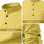 Men's Solid Regular Fit Dress Shirt