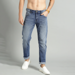 Men Blue Slim Fit Mid-Rise Clean Look Stretchable Jeans
