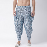 Men Blue Printed Dhoti