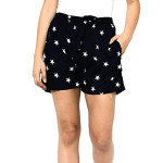 Women's Floral Print Daily Use Casual Outdoor Shorts with 2 Pockets