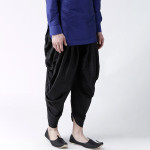 Men Black Solid Dhoti Pants