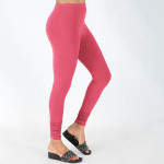 Women Pink Churidar Length Legging