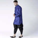 Men Black Solid Dhoti Pants
