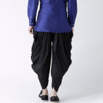 Men Black Solid Dhoti Pants