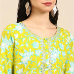 Green Kurta Pant Set With Dupatta