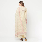 Yellow Unstitched Dress Material